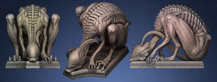 3D model Alien biomorph (STL)